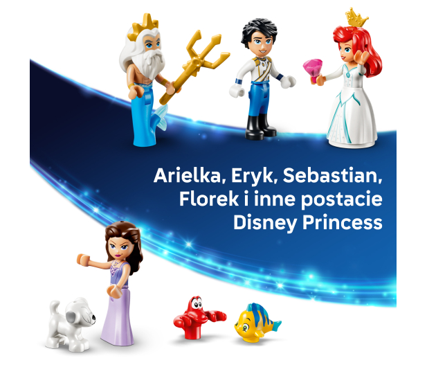 LEGO DISNEY 43299 Królewska łódź weselna Arielki - 1529815 - zdjęcie 7